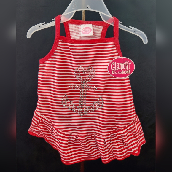 NWT GLAMOUR TO THE BONE DOG DRESS SIZE M - Picture 1 of 4